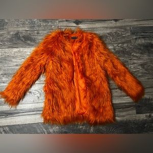 Faux fur jacket